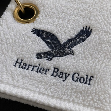 Custom golf towels for small business