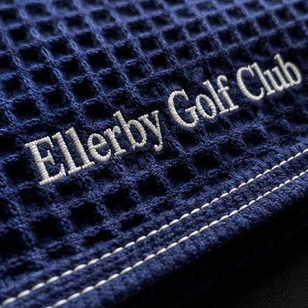 Custom printed golf towels in bulk