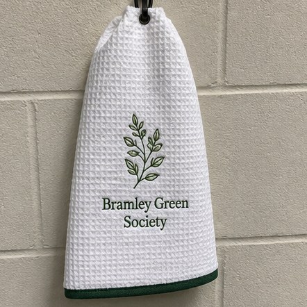Customized golf towels for sponsors and championships