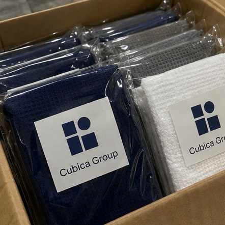 Promotional custom golf towels with company logo